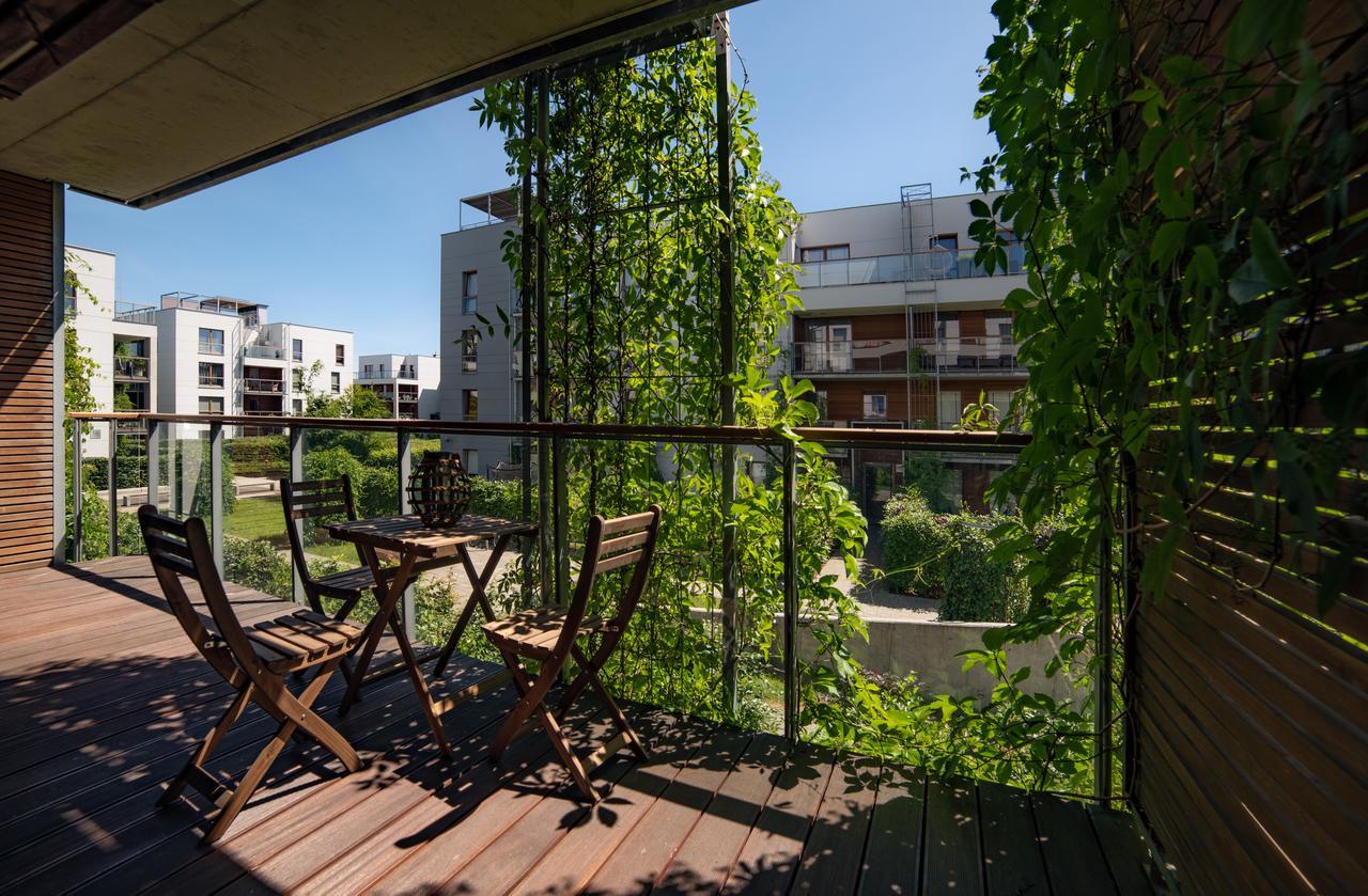Apartament W Gdansku Brzeznie ,Blisko Plazy ,Darmowe Miejsce Parkingowe ,Taras Luaran gambar