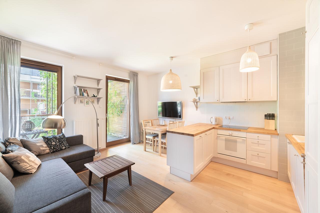 Apartament W Gdansku Brzeznie ,Blisko Plazy ,Darmowe Miejsce Parkingowe ,Taras Luaran gambar