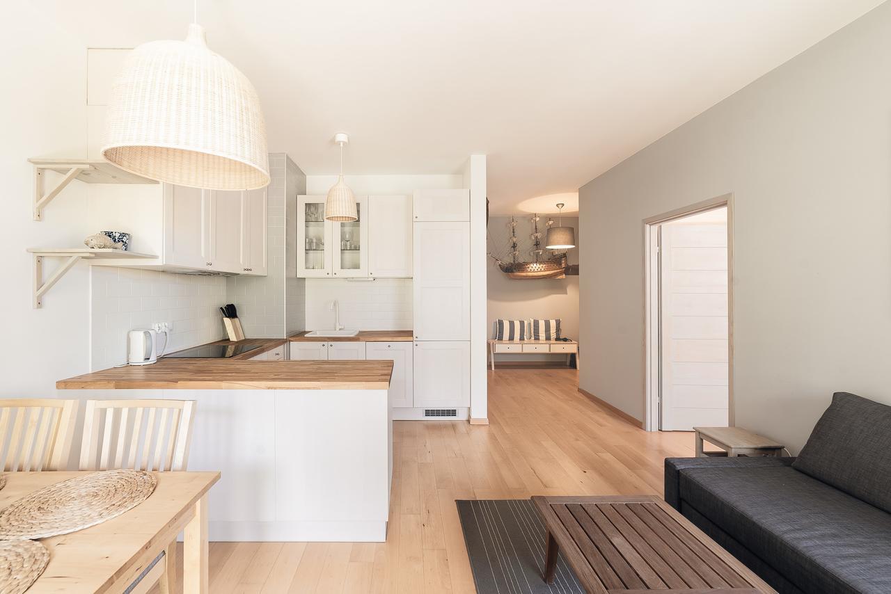 Apartament W Gdansku Brzeznie ,Blisko Plazy ,Darmowe Miejsce Parkingowe ,Taras Luaran gambar