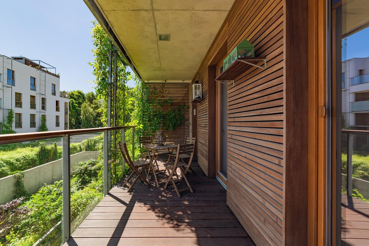 Apartament W Gdansku Brzeznie ,Blisko Plazy ,Darmowe Miejsce Parkingowe ,Taras Luaran gambar
