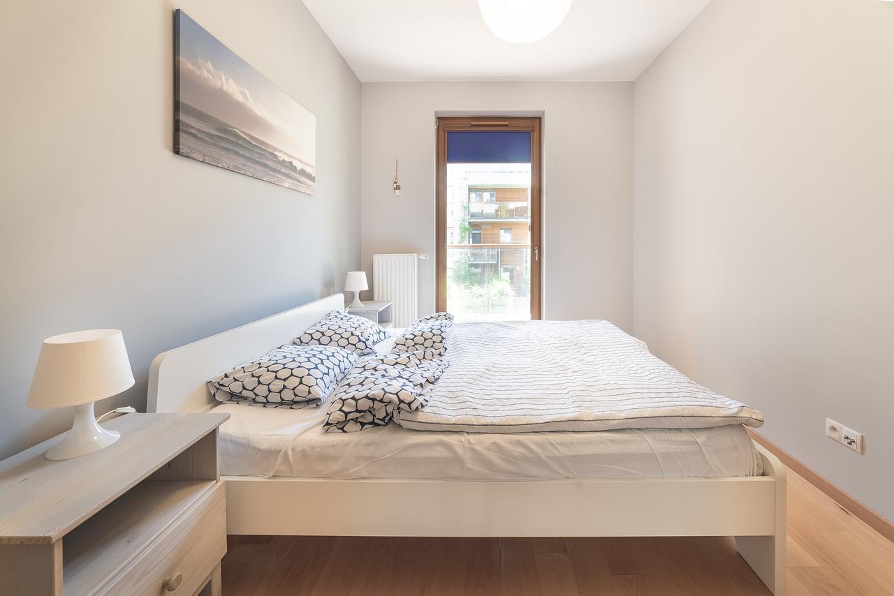 Apartament W Gdansku Brzeznie ,Blisko Plazy ,Darmowe Miejsce Parkingowe ,Taras Luaran gambar